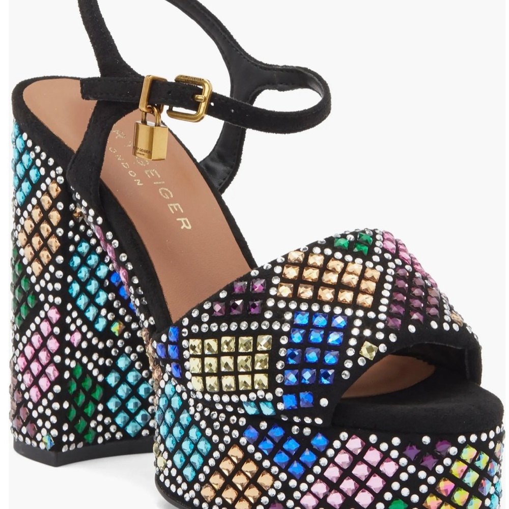 Kurt Geiger London Brixton Platform Multicolor Heel